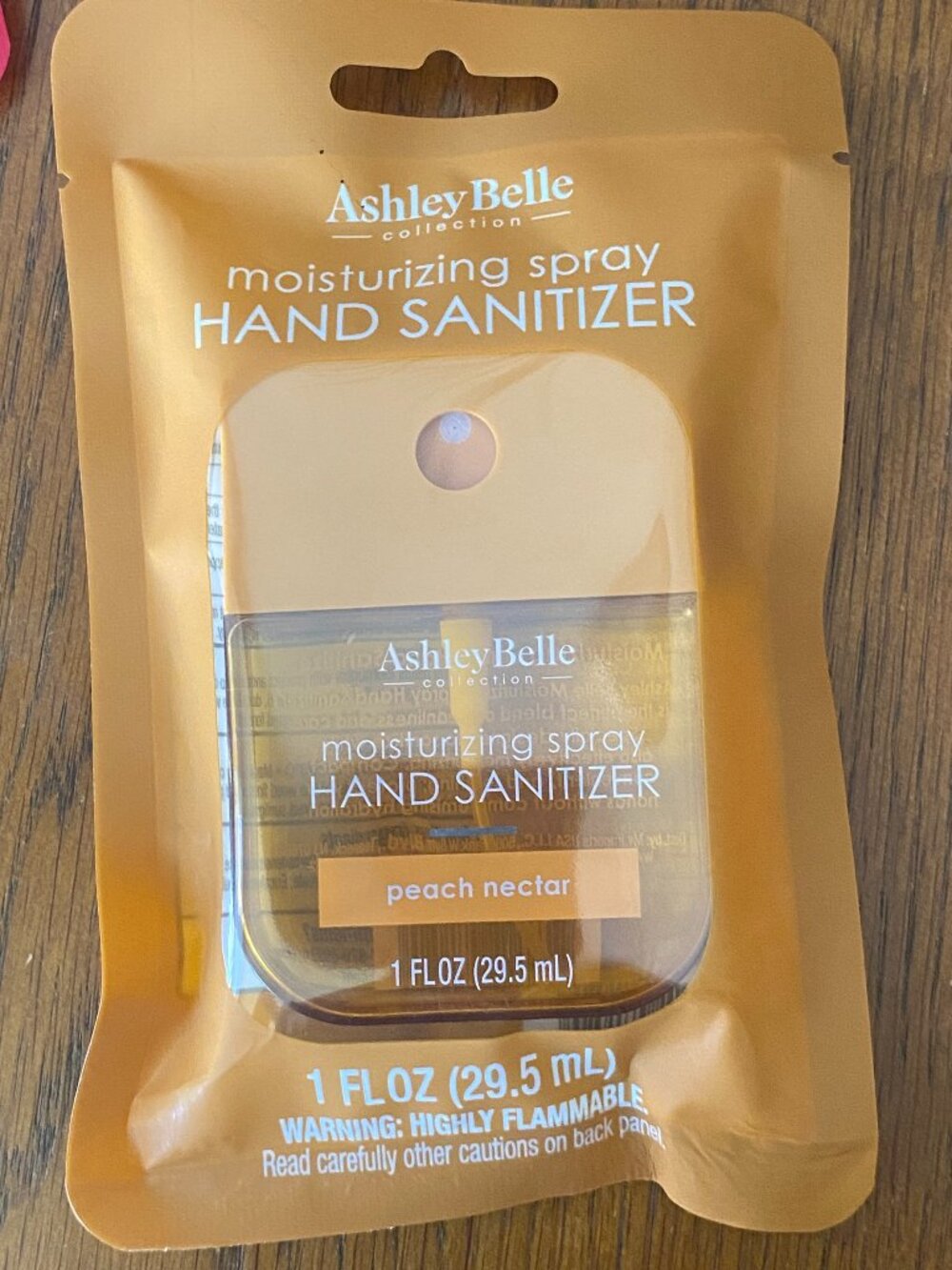 3/$10 Ashley Belle PEACH NECTAR Hand Sani Spr@y